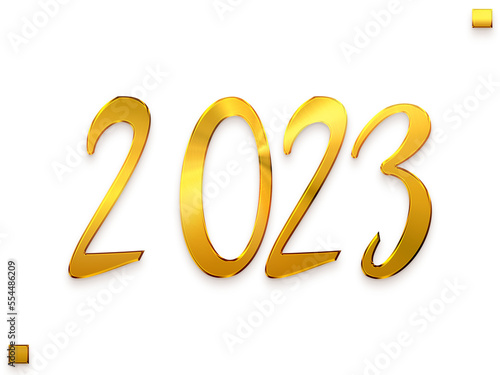 2023 Elegant Gold Typography Bold Text 