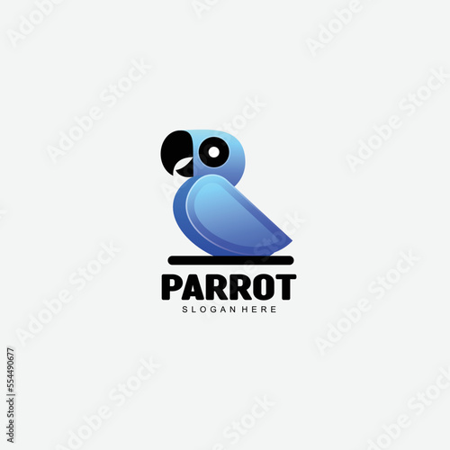 premium vector parrot bird gradient colorful
