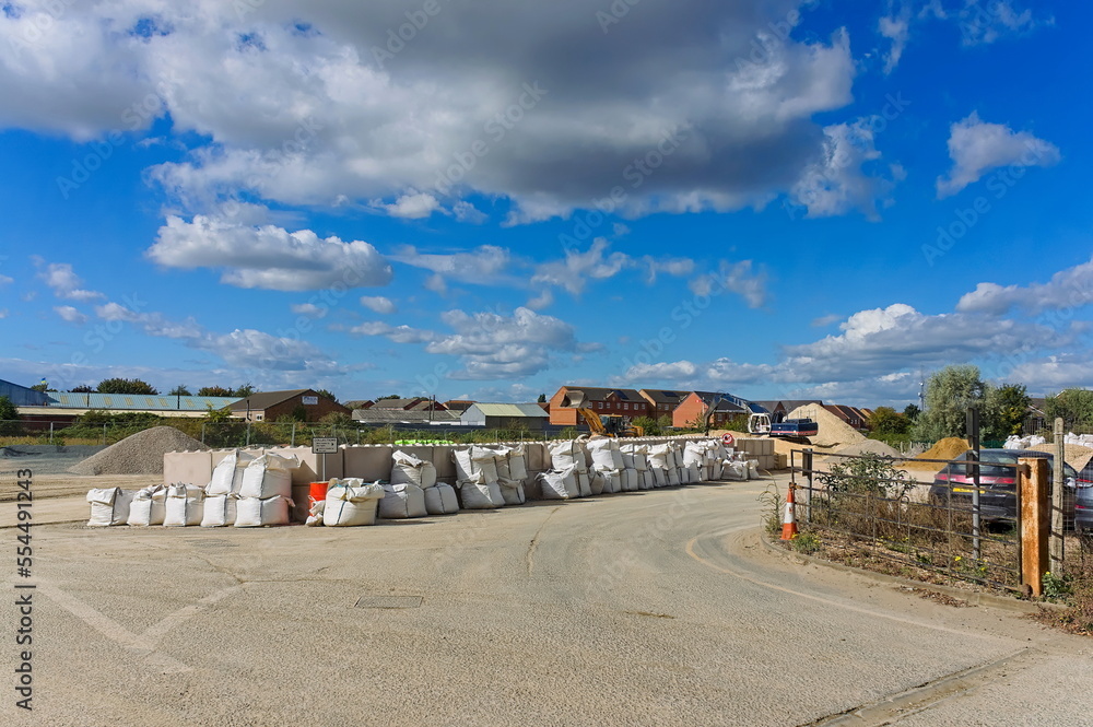 industrial site storing building supplies industrial site storing building supplies