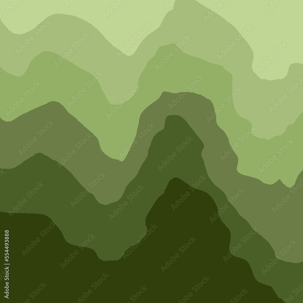 Obraz premium Green gradient abstract background