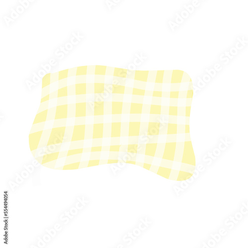 Flat Picnic Blanket Illustration