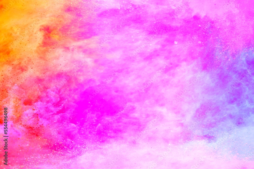 abstract cloud colorful background with space area