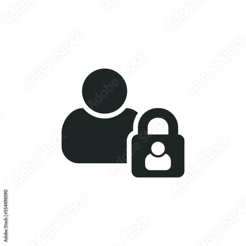 Parental control icon isolated on white background