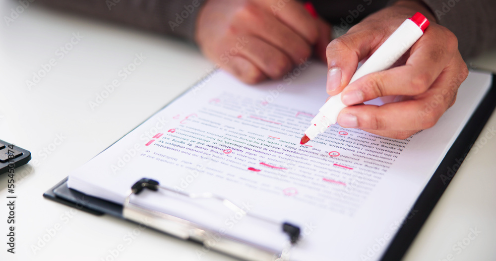 Book Script Edit Stock Photo | Adobe Stock