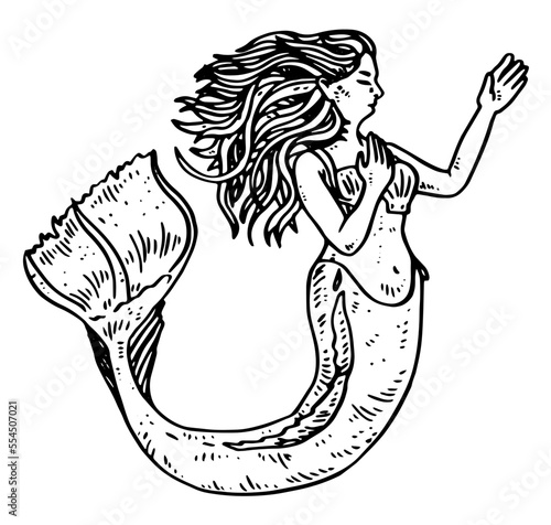 Mermaid vector illustration