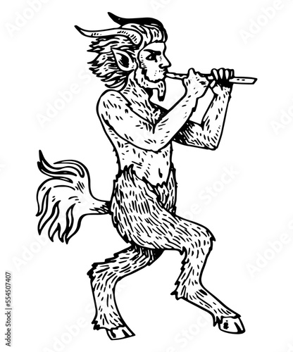 Satyr vector illustration