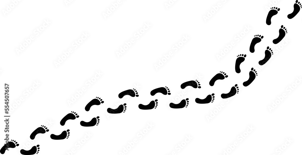 human-foot-print-walk-vector-two-feet-of-single-man-icon-footsteps