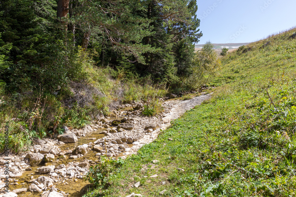 the beginning of autumn, nature walks, a mountain river and a panoramic view of the mountains, hiking trails and recreation in the mountains.* the beginning of autumn, nature walks, a mountain river and a panoramic view of the mountains, hiking trails and recreation in the mountains.*