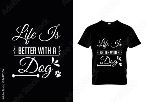The More People I Meet The More I Love My Dog T-Shirt Design, Dog T Shirt Design, Dog Lover T-Shirt Design