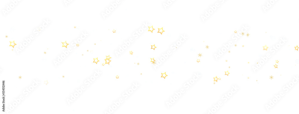 Snowflakes Falling On Snow - Winter Banner Snowflakes Falling On Snow - Winter Banner
