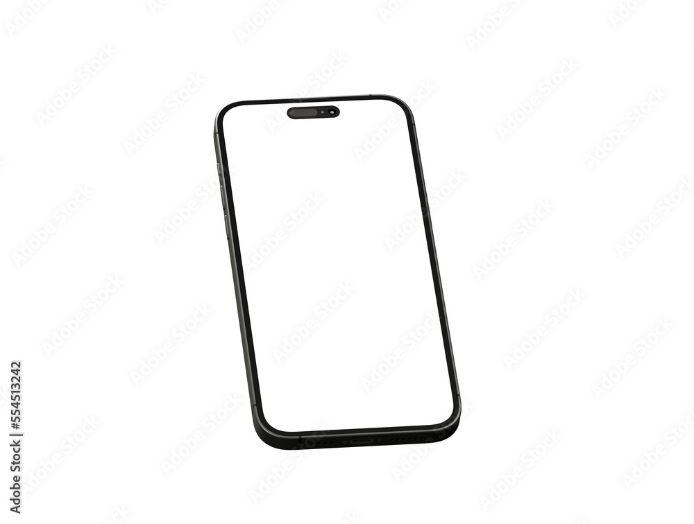 Smartphone. Mobile phone Template. Telephone 3d Smartphone. Mobile phone Template. Telephone 3d