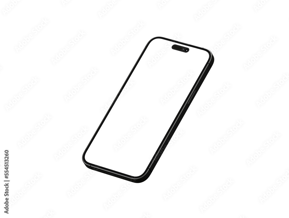 Smartphone. Mobile phone Template. Telephone 3d Smartphone. Mobile phone Template. Telephone 3d