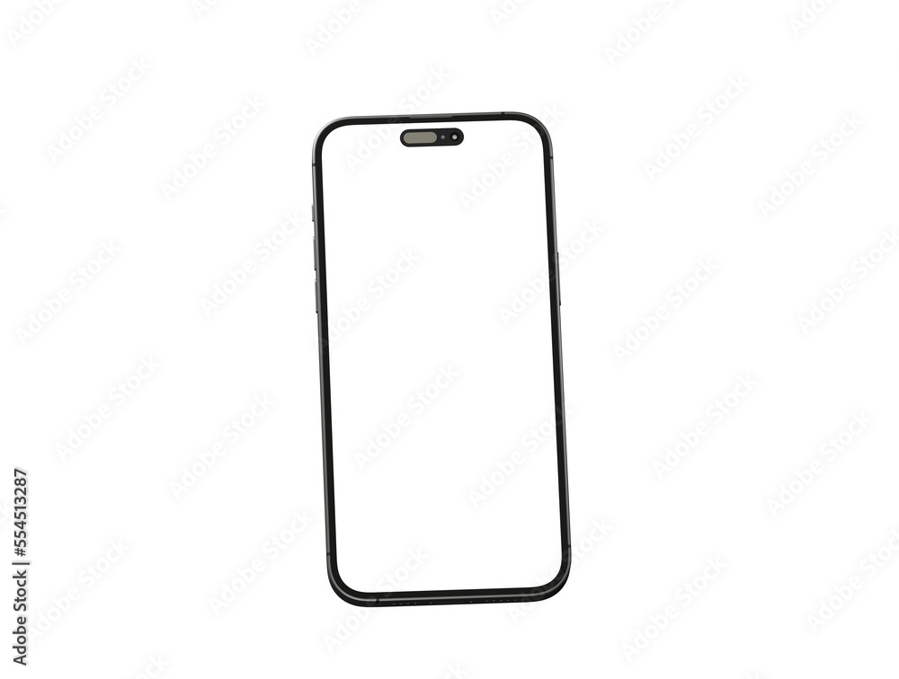 Smartphone. Mobile phone Template. Telephone 3d Smartphone. Mobile phone Template. Telephone 3d