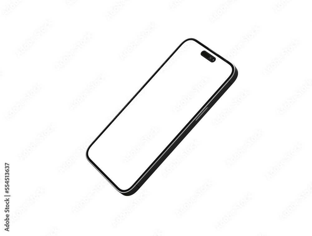 Smartphone frame less blank screen. Mockup generic device. Smartphone frame less blank screen. Mockup generic device.