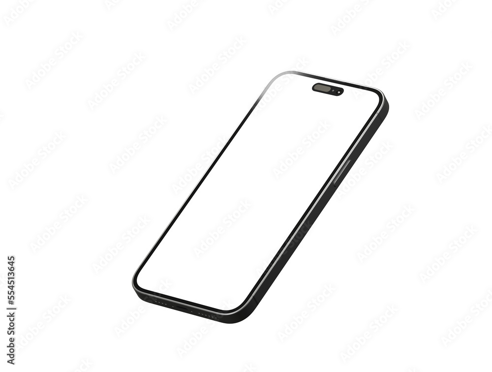 Smartphone frame less blank screen. Mockup generic device. Smartphone frame less blank screen. Mockup generic device.