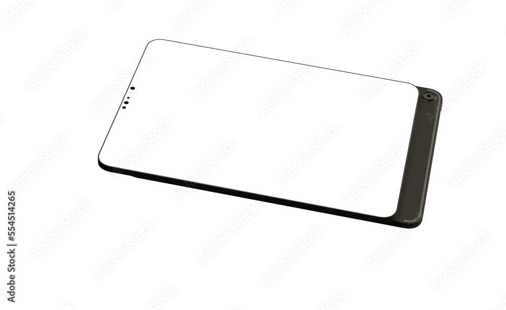 Tablet 3d computer with blank screen Tablet 3d computer with blank screen