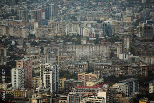 view of high-rise buildings, modern tbilisi © vadimborkin