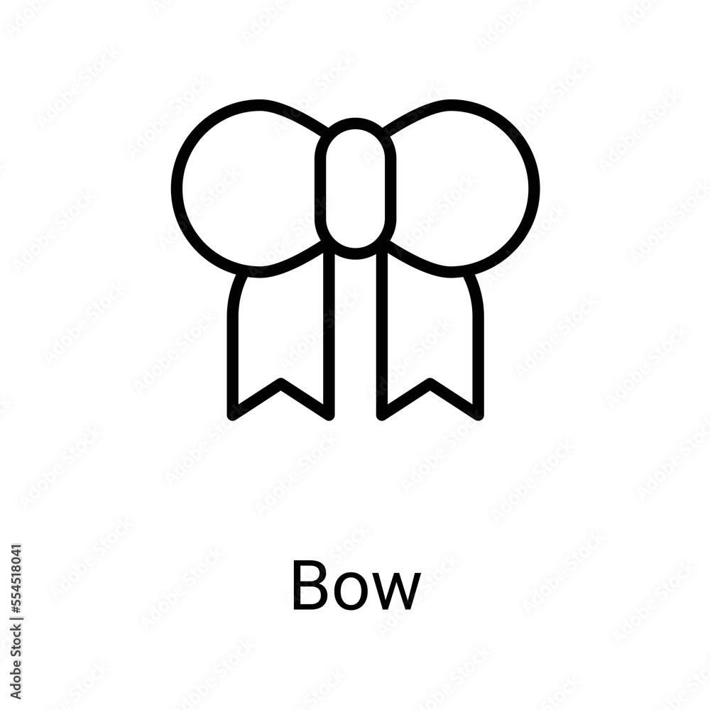 Bowtie icons with white background Bowtie icons with white background
