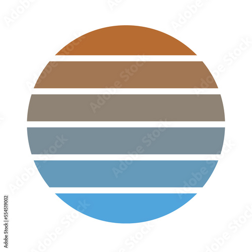 Sunset Retro Vintage Colors