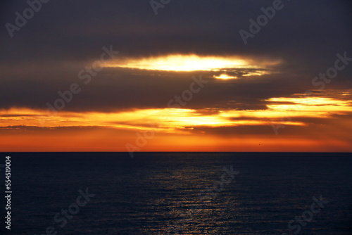 Picturesque sunset at the sea. © Daria