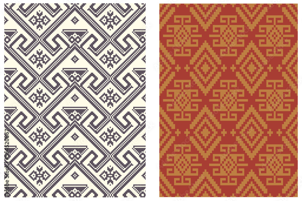 Vietnamese brocade pattern (7)
Vietnamese brocade pattern (7)