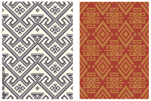 Vietnamese brocade pattern (7)	
