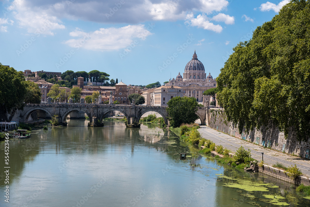 Rom - Tiber mit Petersdom