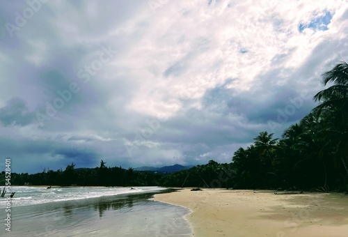 Caribbean Beach on a Cloudy Afternoon