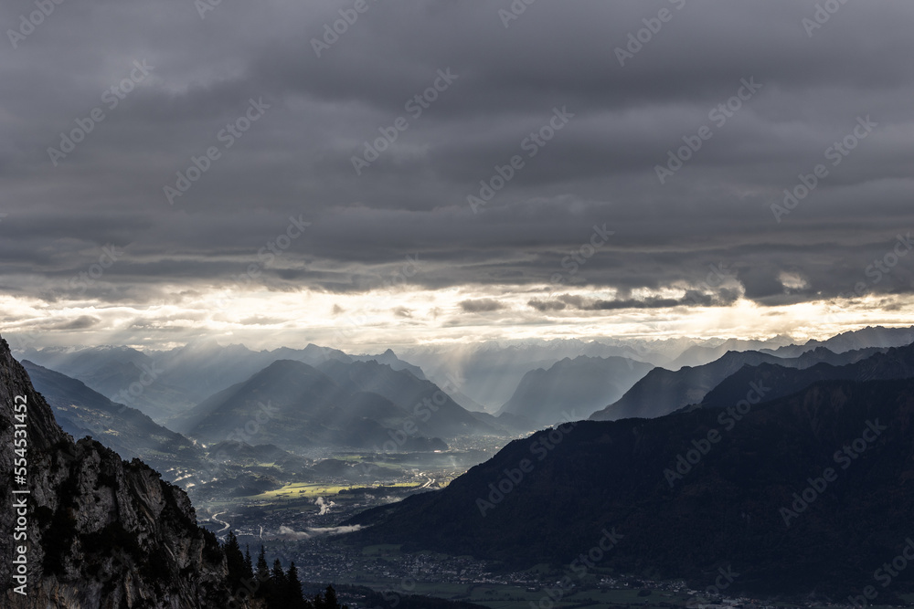 Blick ins Rheintal Blick ins Rheintal