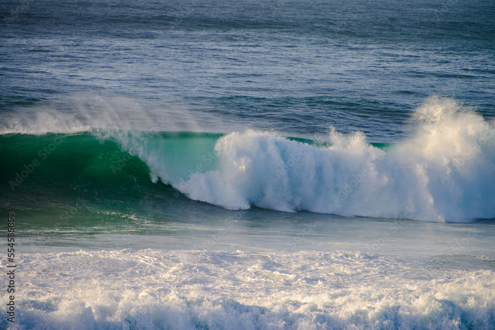 Big waves to be surfed. Seascape image of wild ocean waves. Big waves to be surfed. Seascape image of wild ocean waves.