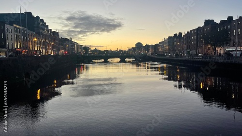 Wallpaper Mural sunset over the river Torontodigital.ca