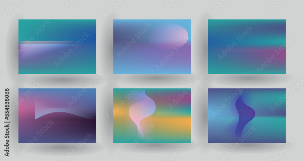 Fototapeta premium Geometric pattern background texture for brochure cover design. gradient color gradient banner template. Abstract vector wave shape for presentation templates