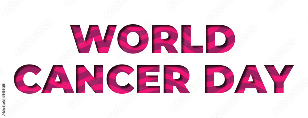 World Cancer Day with Abstract Background