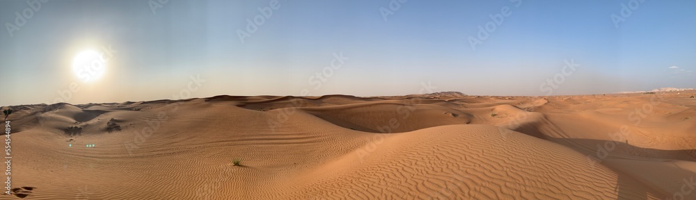 Sand dunes in Dubai
