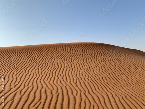 Sand dunes in Dubai 