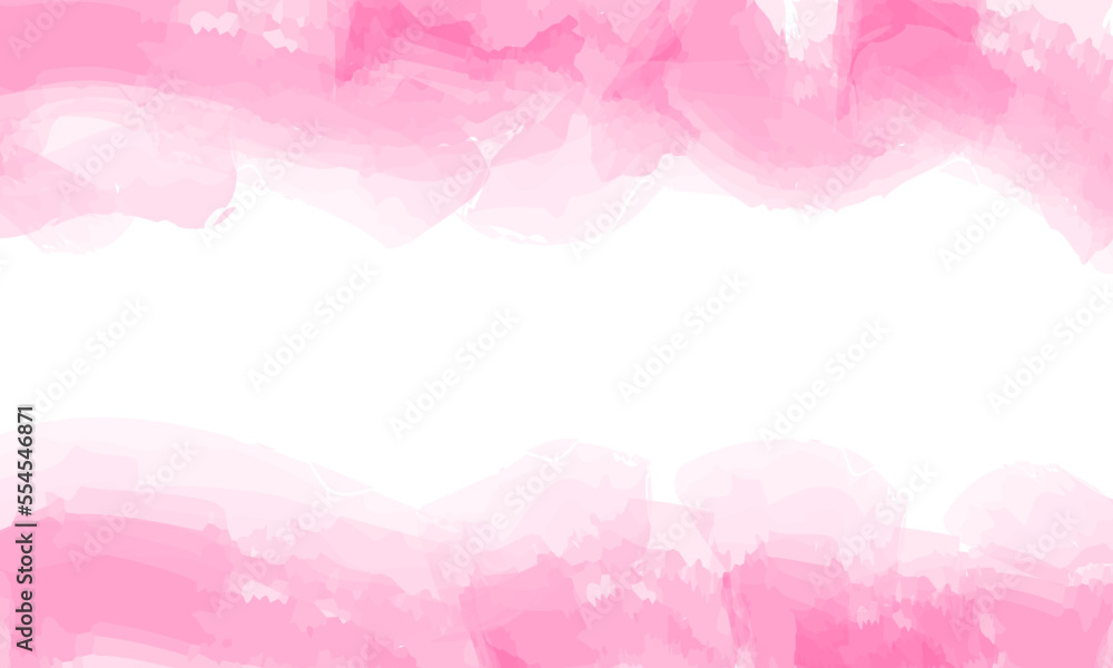 international women's day pink watercolor background. Vector Illustration with place for your text