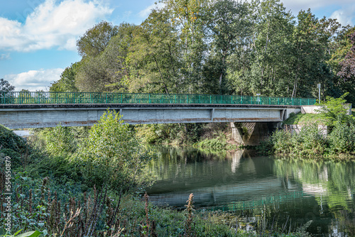 Pont du Moulin de Saint Jean over the River Loir at Brévainville, Centre-Val de Loire