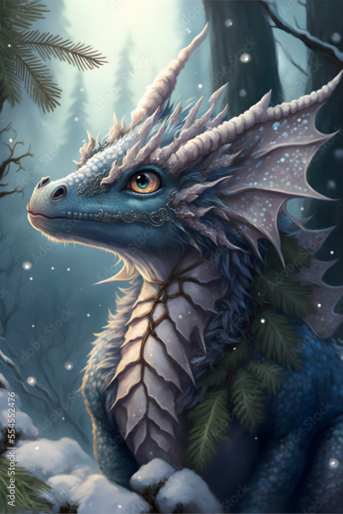 A peaceful scene of a cute dragon nestled among the trees of a lush forest. The dragon is curled up, contentedly snoozing in the warm sunlight filtering through the canopy of leaves above A peaceful scene of a cute dragon nestled among the trees of a lush forest. The dragon is curled up, contentedly snoozing in the warm sunlight filtering through the canopy of leaves above