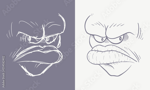 Sketch face draw