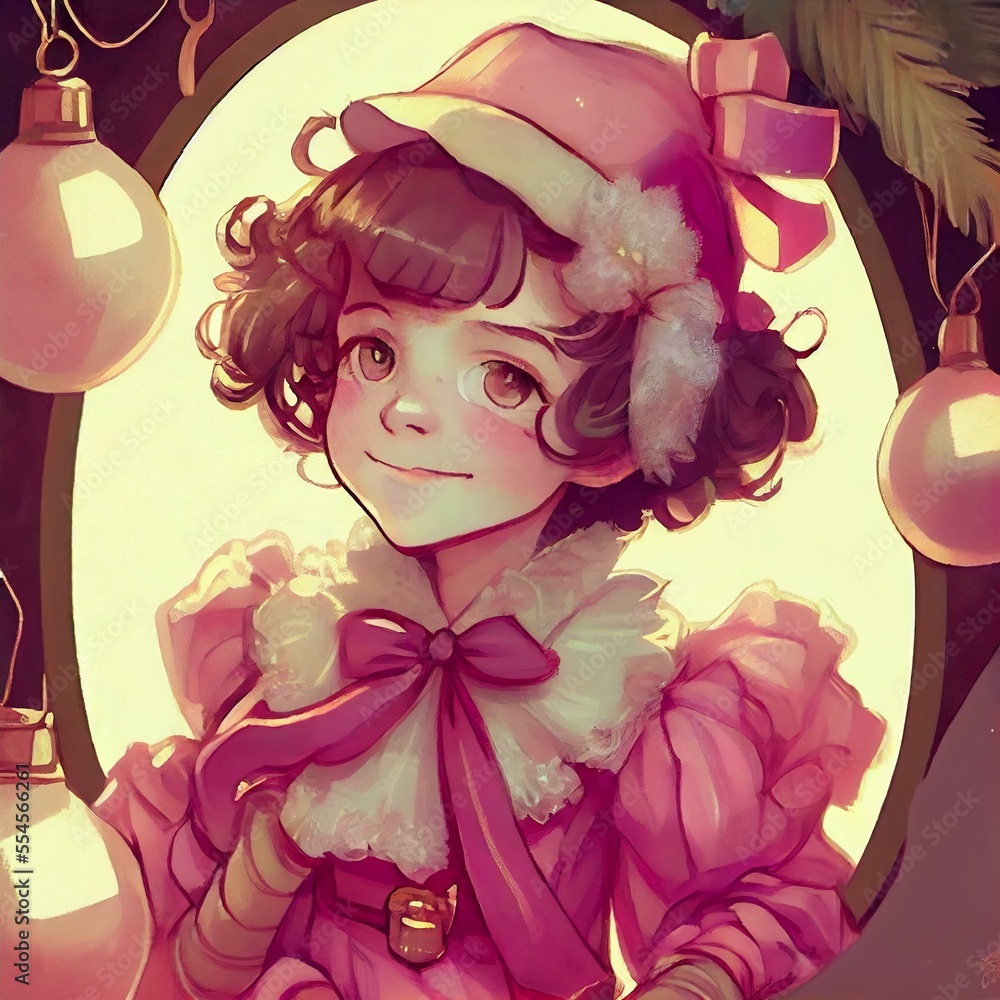 Fototapeta premium cute christmas boy