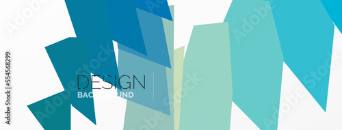 Background colorful shapes template. Wallpaper for concept of AI technology, blockchain, communication, 5G, science, business and technology