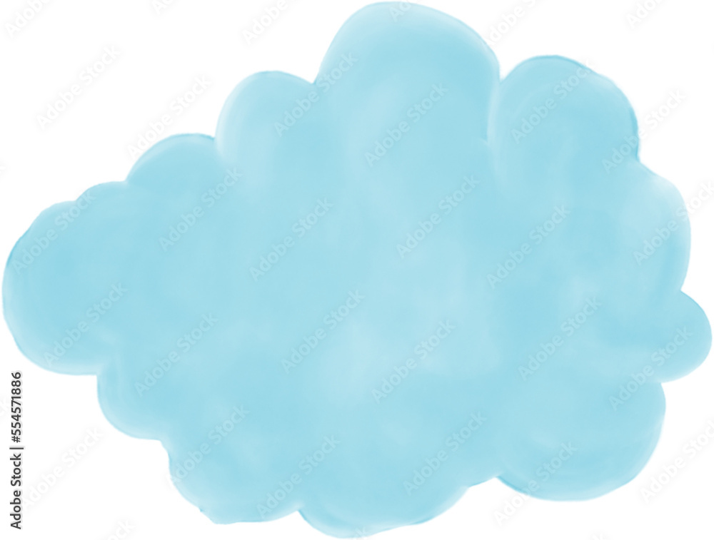 Cloud watercolor