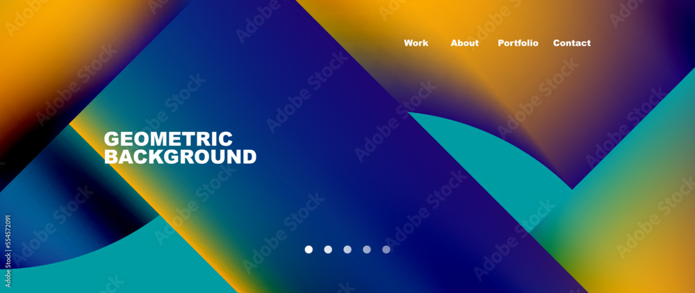 Minimal geometric abstract background. Circle and line design. Trendy techno business template for wallpaper, banner, background or landing Minimal geometric abstract background. Circle and line design. Trendy techno business template for wallpaper, banner, background or landing