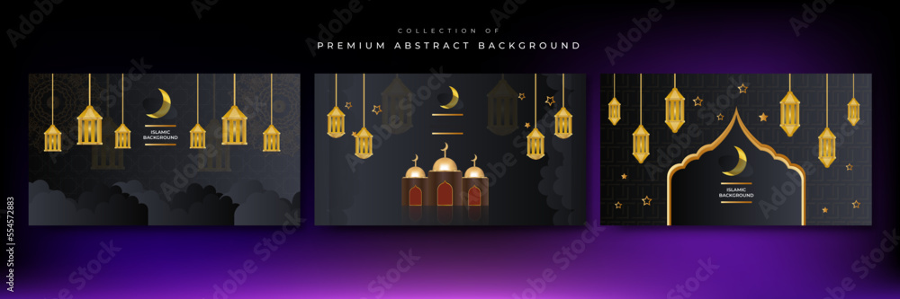 Ramadan background design with islamic decoration for greeting card. Vector illustration Ramadan background design with islamic decoration for greeting card. Vector illustration