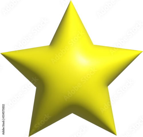 gold star on white