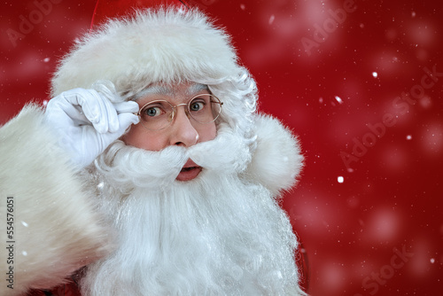 surprised Santa Claus