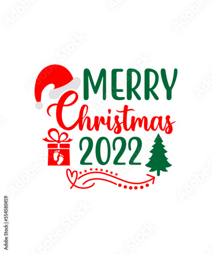 Merry christmas 2022 SVG cut file