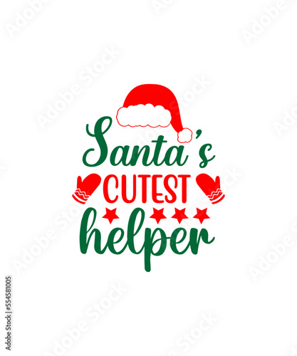 Santa's cutest helper SVG cut file