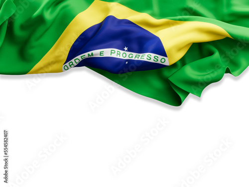 Wallpaper Mural Brazil flag wrinkled isolated cutout Torontodigital.ca