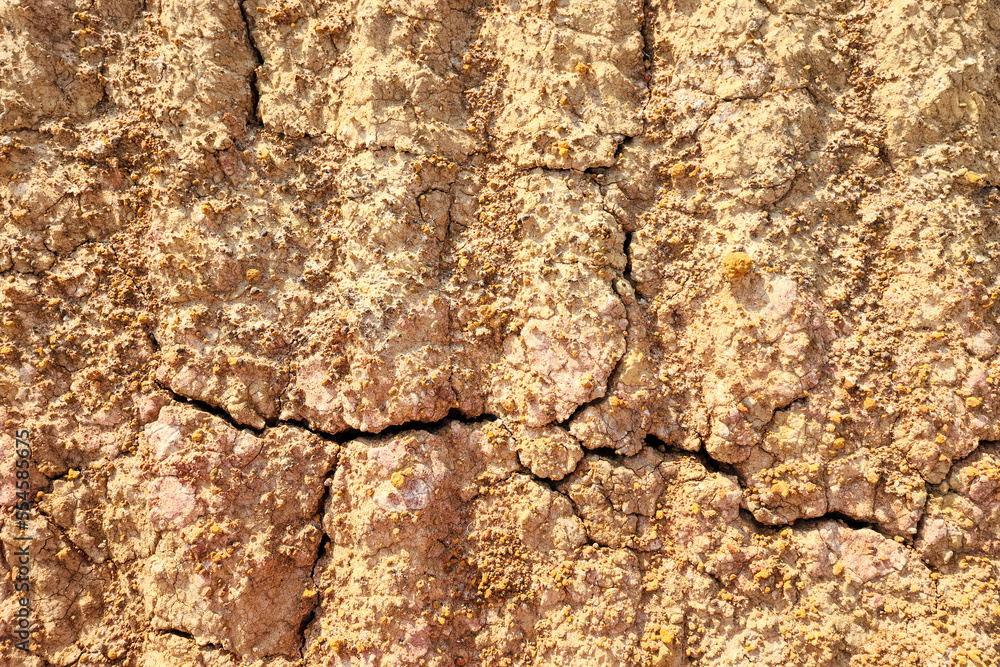 Dirt, terrain or gravel stone road cracked surface, Arid environmental global warming disaster. Nature background and texture photo. Dirt, terrain or gravel stone road cracked surface, Arid environmental global warming disaster. Nature background and texture photo.